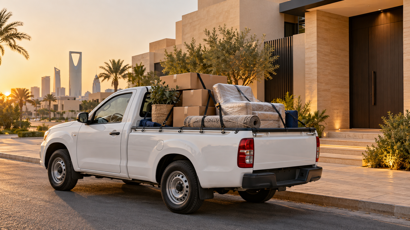 النقل بالونيت داخل الرياض لدى شركة الجابري لنقل الأثاث